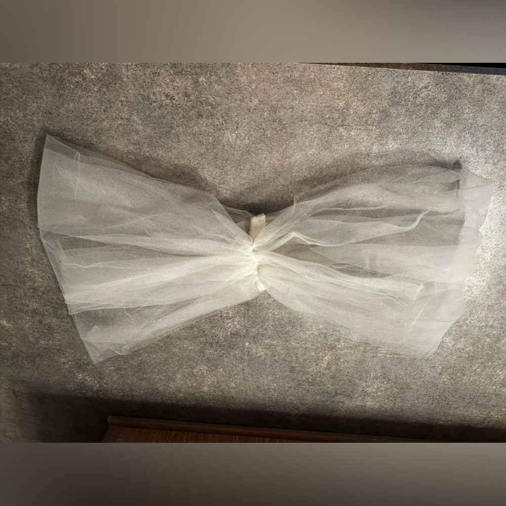Tulle Wedding Dress Topper NWT